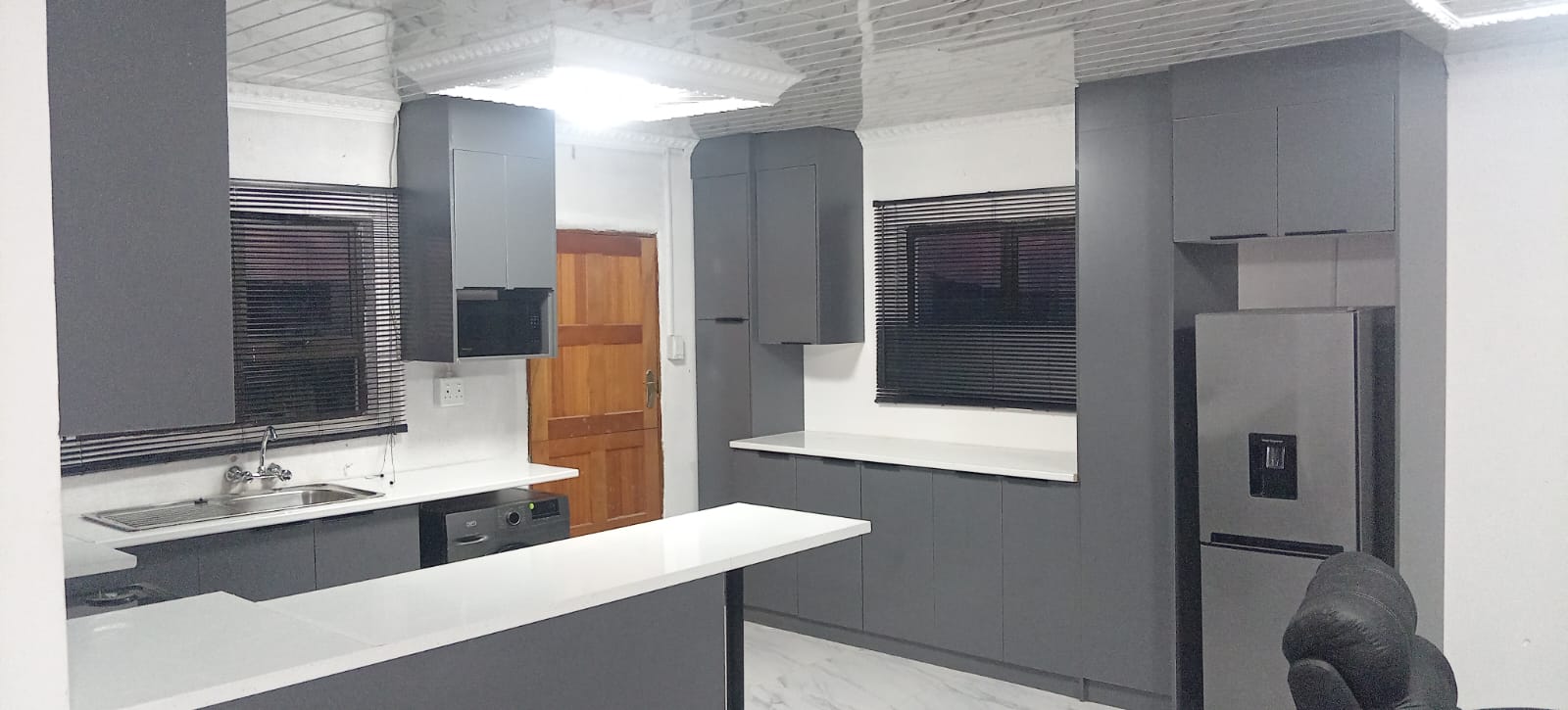 Custom kitchen cabinetry by SH Carpentry Solutions in Sterkspruit, Eastern Cape